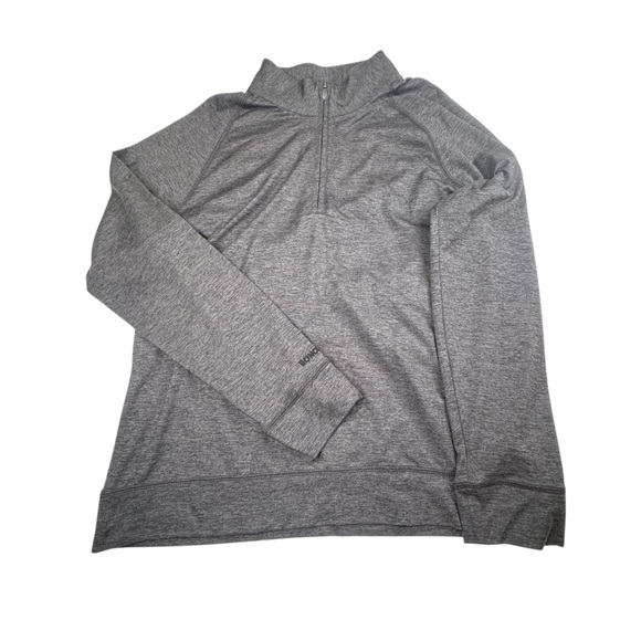 Bonobos Other - Bonobos Golf Shirt Men's Medium Gray Performance Stretch 1/4 Zip Long Sleeve